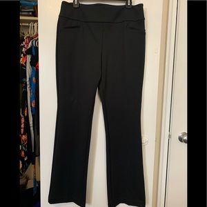 NY & Co Black Flare Dress Pants